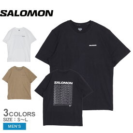 《今だけ！店内全品ポイントアップ》【ゆうパケット配送】サロモン 半袖Tシャツ メンズ GRAPHIC PERFORMANCE SS TEE SALOMON LC2219400 LC2219500 LC2247200 トップス クルーネック 半袖 カジュアル