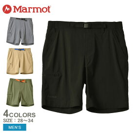 《今だけ！店内全品ポイントアップ》マーモット パンツ メンズ ARCH ROCK SHORT 9 MARMOT M12586 ブランド ボトムス ショートパンツ 半ズボン ズボン ショート アウトドア スポーティ おしゃれ シンプル ずぼん カジュアル スポーツ キャンプ ブラック 黒 グレー ブラウン