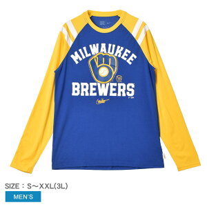 �y�l�R�|�X�z���z�i�C�L ����T�V���c �����Y COOPERSTOWN CLASSIC ARC LONG SLEEVE FASHION TOP NIKE NKZK-06CV �~���E�H�[�L�[�E�u�����[�Y MLB ���W���[���[�O �N���[�l�b�N �J�W���A�� ���� ����T ���S �E�F�A