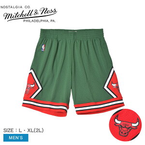 �~�b�`�F�����l�X �V���[�g�p���c �����Y NBA GREEN WEEK SWINGMAN SHORTS BULL 08-09 SMSHGS18224-CBUDKGN08 �V�J�S�E�u���Y Chicago Bulls �o�X�P ZSPO|slz|