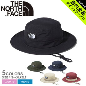 《今だけ！店内全品ポイントアップ》ザ ノースフェイス 帽子 メンズ レディース ホライズンハット THE NORTH FACE Horizon Hat NN02336 ノースフェース ノース シンプル アウトドア アドベンチャーハット サファリハット 日よけ UVカット 紫外線カット ベンチレーション