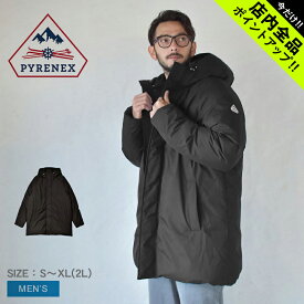 《今だけ！店内全品ポイントアップ》ピレネックス ダウンジャケット メンズ スパークジャケット PYRENEX SPARK JACKET HMS018 秋 冬 S M L XL 2L アウター ジャケット ダウン ダウンジャケット ブランド ロゴ 刺繍 フード シンプル アウトドア カジュアル ベーシック 防寒