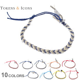 トークン＆アイコン ブレスレット MLB ゲーム ユーズド ベースボール ヤーン フレンドシップ ブレスレット Tokens＆Icons MLB GAME USED BASEBALL YARN FRIENDSHIP BRACELET