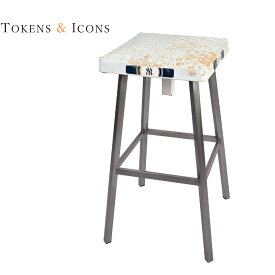 《今だけ！店内全品ポイントアップ》トークン＆アイコン 椅子 ベースボール ベース スツール - ヤンキース Token＆Icons BASEBALL BASE STOOL - YANKEES BY イス 野球 ベースボール MLB ニューヨーク・ヤンキース 野球チーム プレゼント