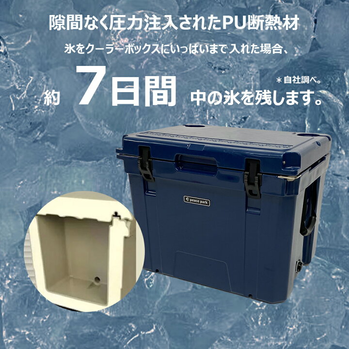 楽天市場】クーラーボックス ピース パーク クーラーボックス PEACE 
