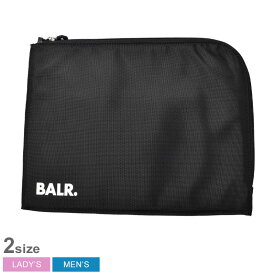 【今だけクーポン配布中】ボーラー スモール ラップトップ スリーブ クラッチバッグ BALR. SMALL LAPTOP SLEEVE メンズ レディース B6231 ブラック 黒 バッグ ブランド シンプル 手持ち カジュアル ロゴ スポーツ ファッション アウトドア レジャー コンパクト 鞄