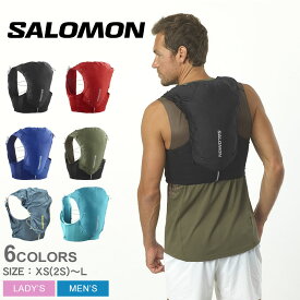 サロモン ベスト メンズ レディース ADV SKIN 12 SALOMON LC1759500 LC1759600 LC2011200 LC2011300 LC2095700 ランニング トレイルランニング スポーツ スポーティ 運動 はっ水 撥水 速乾 ストレッチ メッシュ 収納 便利 ロゴ ワンポイント カーキ