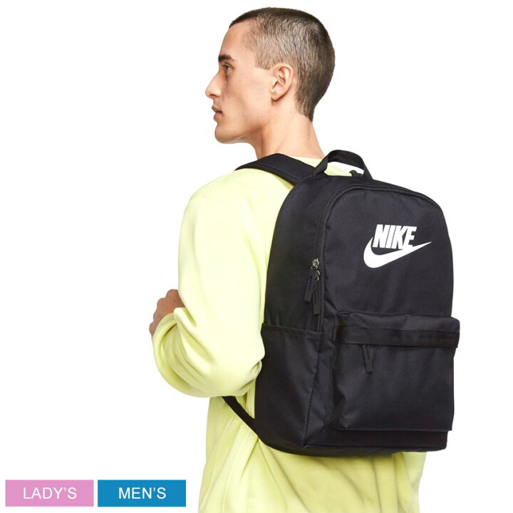 楽天市場 限定クーポン発行中 ナイキ ヘリテージ バックパック Nike Heritage メンズ レディース Dc4244 ブラック 黒 リュックサック バック カバン ブランド シンプル カジュアル スポーティ クラシック スポーツ ロゴ 鞄 通学 通勤 定番 人気 誕生日 プレゼント
