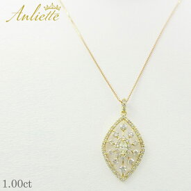 《今だけ！店内全品ポイントアップ》アンリエッテ ペンダント ジュエリー Anliette レディース WP-3162 ゴールド ゴールドネックレス ネックレス ペンダント 普段使い デイリー おでかけ アクセ アクセサリー プレゼント ギフト 贈り物 上品 エレガント 鑑別書付