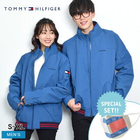 《今だけ！店内全品ポイントアップ》トミーヒルフィガー ジャケット メンズ レガッタ ナイロン ジャケット TOMMY HILFIGER REGATTA NYLON JKT 78J3490 TOMMY HILFIGER トミーヒルフィガー メンズ アウター 羽織 上着 ブランド ロゴ シンプル カジュアル 旅行 長袖 ナイロン