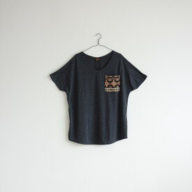 Tシャツ カットソー 大きいサイズ レディース ユニセックス モン族ポケットビッグTシャツ コットン100%