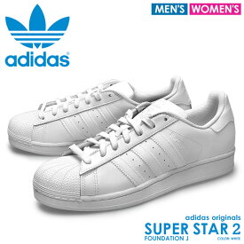 【店内全品P5倍★28日23:59迄】アディダス adidas Originals スニーカー スーパースター ファンデーション ホワイト ADIDAS SUPER STAR FOUNDATION B27136 白 トレフォイル ロゴ カジュアル 靴 シューズ メンズレディース