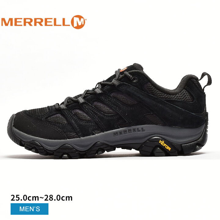 楽天市場】メレル MERRELL モアブ 3 MOAB 3 メンズ 男性用 ブラック 黒 