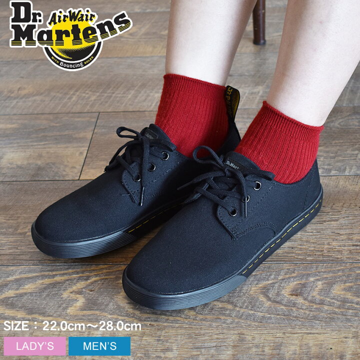 楽天市場 Dr Martens ドクターマーチン スニーカー ブラック サンタニタ Santanita レディース ブランド カジュアル シューズ レースアップ 靴 定番 黒 Z Sports