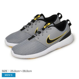 【店内全品P5倍★29日23:59迄】ナイキ ゴルフシューズ スパイクレス メンズ ローシ ジー NIKE ROSHE G CD6065 靴 シューズ ローカット ブランド ゴルフ スポーツ おしゃれ 人気 定番 グレー イエロー ブラック 黒 ホワイト 白