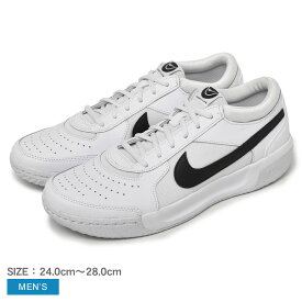 【店内全品P2倍★30日23:59迄】ナイキ テニスシューズ メンズ ズーム コート ライト3 NIKE ZOOM COURT LITE 3 DH0626 靴 シューズ ローカット ハードコート ブランド テニス スポーツ おしゃれ 運動 ホワイト 白 ブラック 黒