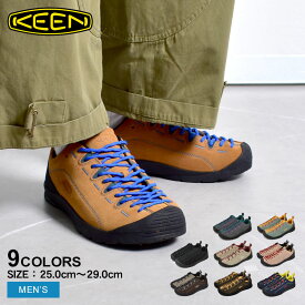 ＼複数買いで最大P10倍！25日限定／キーン スニーカー メンズ ジャスパー KEEN JASPER 1002661 1002672 1025445 トレッキングシューズ 靴 ブランド アウトドア キャンプ 登山 コンフォートシューズ 旅行 ローカット タウンユース 茶 青 ブルー 赤 レッド ブラウン