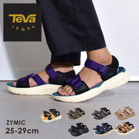 テバ M ザイミック サンダル メンズ カーキ ブラック 黒 TEVA M ZYMIC 1124049 テヴァ アウトドア ストラップサンダル スポーツサンダル ビーチサンダル スポサン カジュアル シンプル キャンプ フェス レジャー グレー ベージュ パープル