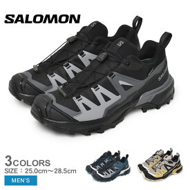 サロモン X ULTRA 360 GORE-TEX トレイルランニングシューズ メンズ ブラック 黒 ネイビー 紺 SALOMON L47453200 L47453400 L47453600 靴 シューズ アウトドア ランニング トレイル レジャー ゴアテックス 防水 速乾性 グリップ GORE-TEX