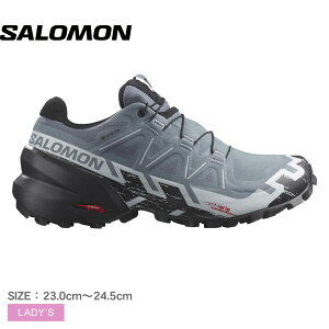 T SPEEDCROSS 6 GORE-TEX gCjOV[Y fB[X O[ SALOMON L47302300 C V[Y Xj[J[ [Jbg AEghA jO gC gCjO X|[eB