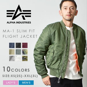 ALPHA INDUSTRIES At@ C_Xg[Y WPbgMA-1 XtBbg tCgWPbg MA-1 SLIM FIT FLIGHT JACKETMJM44530C1 AE^[ EFA Y fB[X