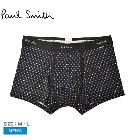 【ゆうパケット配送】 ポール スミス TRUNK TOTO POLKA アンダーウエア メンズ ブラック 黒 PAUL SMITH M1A-459B-MU379 ウエア インナー パンツ ボクサーパンツ ショーツ ブランド ロゴ カジュアル プレゼント ギフト 下着 贈り物 おしゃれ 人気 トトポルカ 総柄