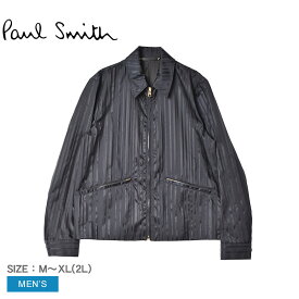 ポール スミス シャドウ ストライプ ジャケット ジャケット メンズ ブラック 黒 PAUL SMITH Shadow Stripe Jacket M1R-388Y-L02063 ウエア トップス 長袖 ブランド カジュアル シンプル ジッパー ストライプ シャドウストライプ おしゃれ