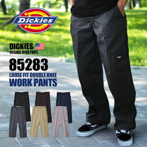 �f�B�b�L�[�Y �_�u���j�[ 85283 �p���c �����Y ���[�N�p���c DICKIES TWILL DOUBLE KNEE WORK PANTS �c�C�� �Y�{�� �����O�X 30 32 �{�g�� �X�g���[�g ���[�Y�t�B�b�g �A���J�W �X�g���[�g �X�P�[�^�[ ���� 