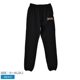 【店内全品P2倍★25日23:59迄】ボーラー ロングパンツ メンズ MAX LOOSE THERMAL JOGGER BALR. B1411.1053 ボトムス ズボン スウェット ジョガーパンツ パンツ 裏起毛 ロング プリント 部屋着 ダル着 ロゴ ストレッチ ブランド スポーツ