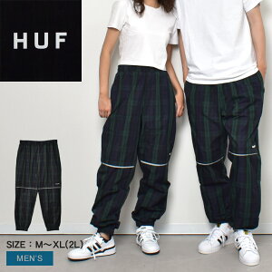 �ySALE��max18���I�t�I�z�n�t CAMDEN PLAID TRACK PANT �{�g���X �����Y �l�C�r�[ �� HUF PT00277 �����O�p���c �g���b�N�p���c �p���c �`�F�b�N�� �`�F�b�N �u���b�N�E�H�b�` ���� �� ���p���c �|�P�b�g 