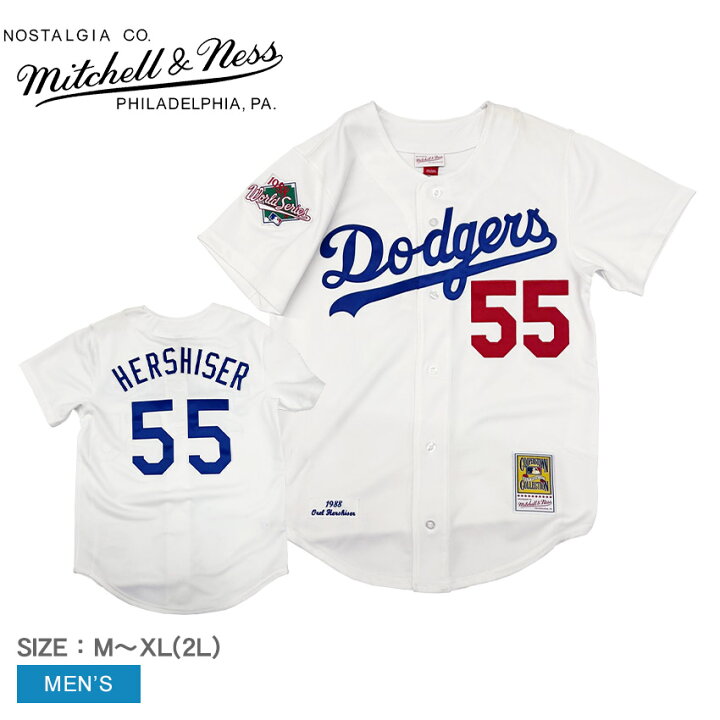 楽天市場】ミッチェル＆ネス Orel Hershiser Los Angeles Dodgers 1988 
