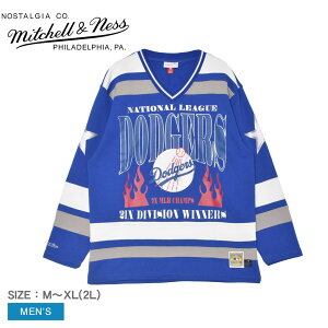 �~�b�`�F���A���h�l�X MLB V-NECK SWEATSHIRT LOS ANGELES DODGERS �X�E�F�b�g �����Y �u���[ �� �}���` MITCHELL �� NESS TP9085-LADBLUE �E�F�A �E�G�A �g�b�v�X �v���I�[�o�[ �g���[�i�[ ���� ���N�� MLB ���T��