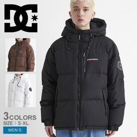 DCシューズ 23 DOWN HOODED JACKET ダウンジャケット ダウンジャケット メンズ ブラック 黒 ホワイト 白 ブラウン DCSHOECOUSA DJK234050 アウター ダウンコート 冬 撥水 カジュアル ストリート カジュアル スケーターブランド 防寒 暖かい