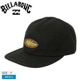 ビラボン BONG デイズ ストラップバック キャップ 帽子 メンズ ブラック 黒 BILLABONG BONG DAYS STRAPBACK CAP BD012903 ブランド ストリート シンプル カジュアル アウトドア ロゴ 6パネル ワッペン オールシーズン
