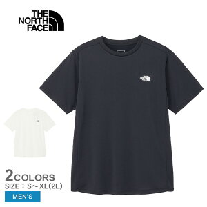 ザ・ノース・フェイス ショートスリーブワンポイントロゴティー 半袖Tシャツ メンズ ホワイト 白 ブラック 黒 THE NORTH FACE S/S One Point Logo Tee NT32588 トップス ウェア ウエア 半袖カットソー 吸