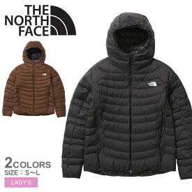 【店内全品P5倍★24日23:59迄】ザ ノースフェイス アウター レディース サンダーフーディ THE NORTH FACE THUNDER HOODIE NYW82011 ノースフェース ジャケット ダウン おしゃれ キャンプ アウトドア レジャー ブランド 防寒 上着 ブラック 黒