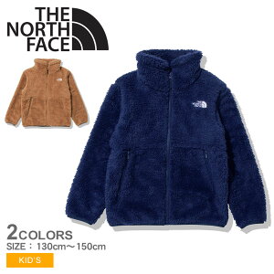 ザ ノースフェイス アウター キッズ ジュニア 子供 シェルパフリースジャケット THE NORTH FACE Sherpa Fleece Jacket NAJ72246 男の子 女の子 ノース ブランド 上着 羽織 カジュアル 裏起毛 アウトドア ウェア 長袖 ロゴ フルジップ 刺繍