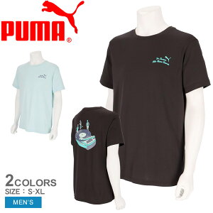 �v�[�} �O���t�B�b�N ���� �X���[�K��T�V���c ����T�V���c �����Y �u���b�N �� �u���[ �� PUMA PUMA GRAPHICS RUNNING SLOGAN TEE 527226 �g�b�v�X �E�F�A ���� �V���[�g�X���[�u �L�����v �A�E�g�h�A ���W