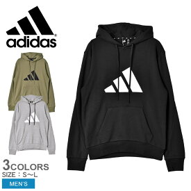 【店内全品P2倍★25日23:59迄】アディダス パーカー メンズ ロゴ グラフィック パーカー ADIDAS BP041 トップス 長袖 フード スポーティー シンプル カジュアル フード ロゴ ブランド 部屋着 スウェット ブラック 黒 グリーン グレー