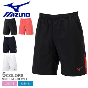 【ネコポス配送】 ミズノ ゲームパンツ ゲームパンツ メンズ レディース ホワイト 白 ブラック 黒 MIZUNO 62JBB022 ボトムス パンツ 短パン ショートパンツ 吸汗速乾 バドミントン テニス ソフト