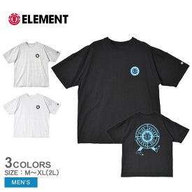 【ゆうパケット配送】 エレメント WALKER SS Tシャツ 半袖Tシャツ メンズ ブラック 黒 ホワイト 白 グレー ELEMENT BD021242 トップス ウェア カットソー クルーネック ストリート カジュアル アウトドア レジャー スケーター スケボー ロゴ プリント 半袖