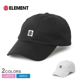 エレメント MINI TREE CAP 帽子 メンズ レディース ブラック 黒 ホワイト 白 ELEMENT BD021946 ユニセックス キャップ 6パネル ベースボールキャップ アウトドア スポーティ ストリート シンプル カジュアル