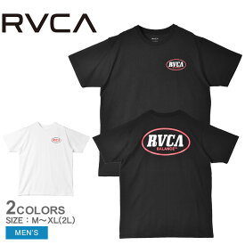 ▼今だけポイント10倍▼ルーカ BASECAMP TEE 半袖Tシャツ メンズ ブラック 黒 ホワイト 白 RVCA BE041233 トップス tシャツ 半袖 バックプリント プリント ストリート スポーティ カジュアル ロゴ ウエア ウェア サーフィン サーファー スポーツ 運動 スポーティ