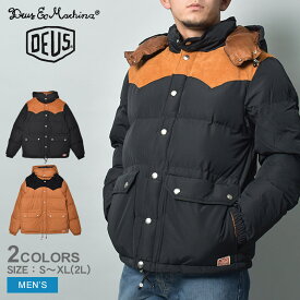 デウス エクス マキナ サミット パフ ジャケット ジャケット メンズ ブラック 黒 ブラウン DEUS EX MACHINA SUMMIT PUFFA JKT DMF236952 上着 羽織 中綿 防寒 おしゃれ 定番 カジュアル ストリート ブランド シンプル アウトドア レジャー