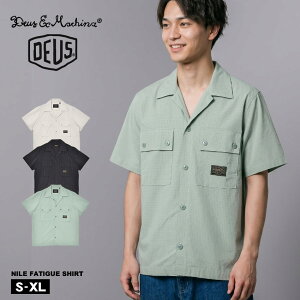 �y�l�R�|�X�z���z �f�E�X �G�N�X �}�L�i NILE FATIGUE SHIRT �����V���c �����Y �x�[�W�� �u���b�N �� DEUS EX MACHINA DMP255933 �E�F�A �g�b�v�X ���� �V���c �J�W���A�� �V���v�� ������� �|�P�b�g �{
