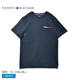 【ゆうパケット配送】 トミーヒルフィガー 半袖Tシャツ メンズ アイコンショートスリーブポケットTシャツ TOMMY HILFIGER ICON SS POCKET TEE 78J4876 トップス ロゴ おしゃれ ブランド スポーティ シンプル カジュアル キレカジ ゆったり コットン ワンポイント