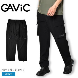 ▼クーポン＆2点購入で30%OFF▼ガビック ボトムス メンズ N/PU カーゴパンツ GAVIC GA7203 ライフスタイル パンツ 長ズボン ウエア スポーツ カジュアル スポーティ シンプル ストレッチ 人気 運動 おしゃれ ブラック 黒