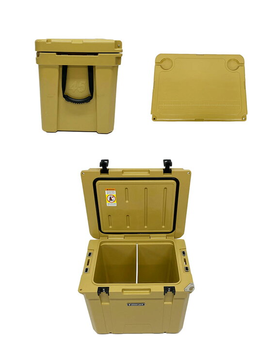 楽天市場】ピース パーク クーラーボックス 大型 45QT クーラー 