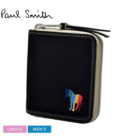 【ゆうパケット配送】ポール スミス 財布 メンズ レディース ウォレット ジップ ゼブラ PAUL SMITH WALLET ZIP ZEBRA 7207-IZEBRA ウォレット カードケース ブランド プレゼント 贈り物 ギフト ギフト ジップ ファスナー しまうま 刺繍