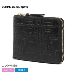 �R���f�M�����\�� EMBOSSED LOGOTYPE ���z �����Y ���f�B�[�X �u���b�N �� COMME des GARCONS SA7100EL �R���p�N�g���z ��܂� ���E���h�t�@�X�i�[ �J�[�h���� ���� �u�����h �V���v�� �G���{�X ������